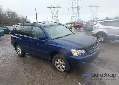 2003 Toyota Highlander V6 from USA, damaged, VIN JTEGF21A230094219